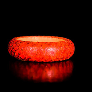 Red Fish Leather Bangle